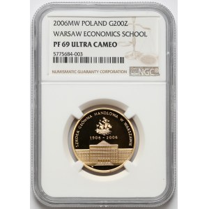 200 złotych 2006 Szkoła Główna Handlowa w Warszawie