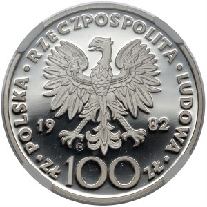 100 złotych 1982 Jan Paweł II - lustrzany