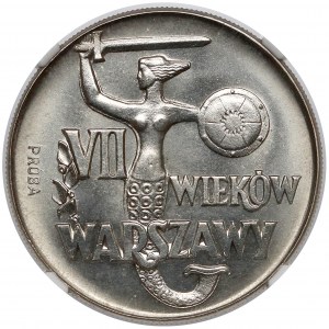 Próba NIKIEL 10 złotych 1965 VII Wieków Warszawy