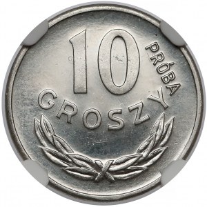 Próba NIKIEL 10 groszy 1949