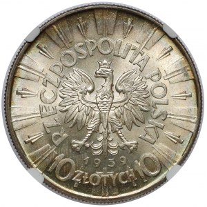 Piłsudski 10 złotych 1939