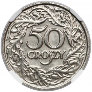 50 groszy 1923 - typ I - PIĘKNE