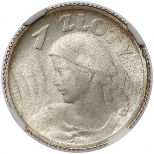 Kobieta i kłosy 1 złoty 1924 - WYŚMIENITE