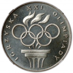 200 złotych 1976 Igrzyska Olimpijskie - proof cameo - PIĘKNE