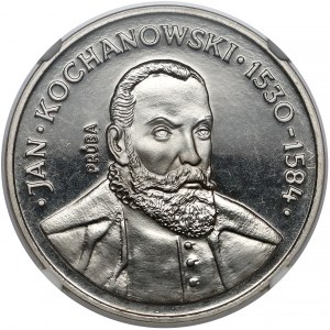 Próba NIKIEL 100 złotych 1980 Jan Kochanowski - mała głowa