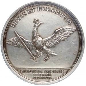 August III Sas, Medal wikrariacki 1745 r., Drezno