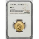 50 złotych polskich 1818 IB - b.ładne