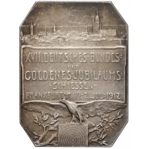 Niemcy, Frankfurt, Henryk Pruski, Medal z Zawodów Strzeleckich 1912 (Koschann, Lauer)