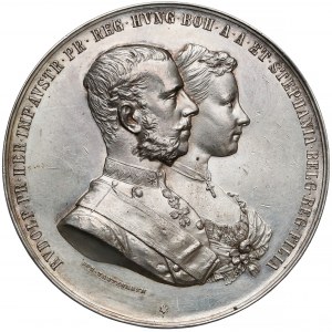 Austria, Franciszek Józef I, Medal ślub Rudolfa Habsburga 1881