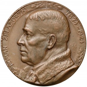 Medal Roman Żelazowski 1924 r. (J.Wysocki) - b.rzadki