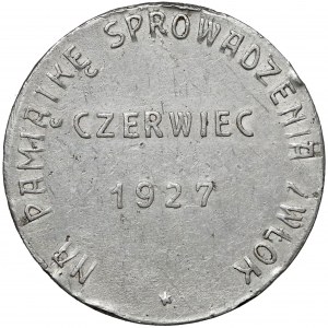 Medal Sprowadzenie zwłok Juliusza Słowackiego 1927 r. - b.rzadki