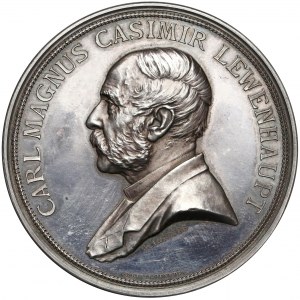 Sweden, Medal Carl Magnus Casimir Lewenhaupt 1895 (Lindberg)