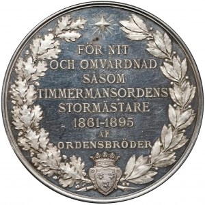 Sweden, Medal Carl Magnus Casimir Lewenhaupt 1895 (Lindberg)