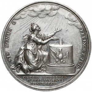 Niemcy, Prusy, Fryderyk Wilhelm II, Medal - śmierć Fryderyka II 1786