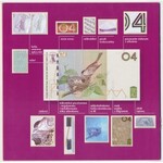 PWPW 04 Ptaszki (2004) - AA - dzwon farbą - w emisyjnym folderze