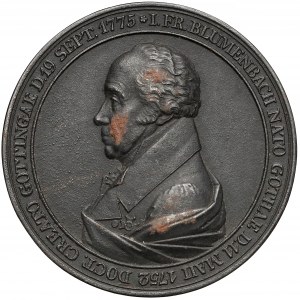 Niemcy, Getynga, Medal - Johann Friedrich Blumenbach - w 50. rocznicę doktoratu 1825