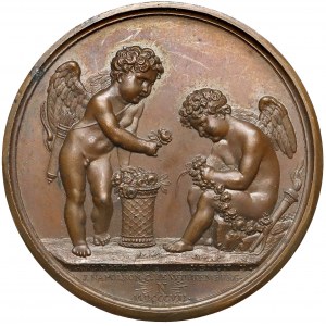 France, Medal - The Royal Couple Visit in Paris Mint 1807