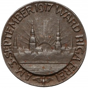 Latvia, Medal - Riga Occupation 1917