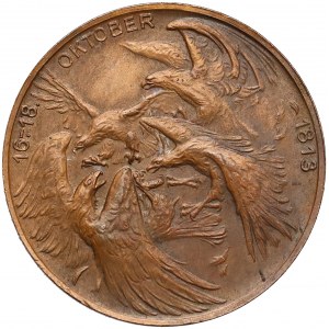 Niemcy, Saksonia, Medal na 100-lecie Bitwy Narodów 1913 (H. Becker/H. Schneider)