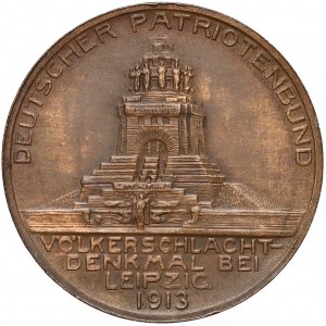 Niemcy, Saksonia, Medal na 100-lecie Bitwy Narodów 1913 (H. Becker/H. Schneider)