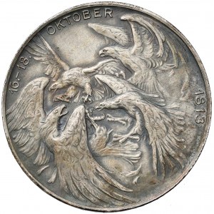 Niemcy, Saksonia, Medal na 100-lecie Bitwy Narodów 1913 (H. Becker/H. Schneider)