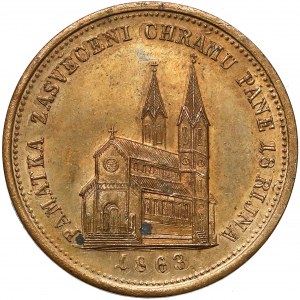 Czechy, Medal poświęcenie kościoła św. Cyryla i Metodego w Pradze 1863