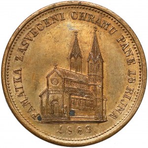 Czech Republic, Medal - Saints Cyril and Methodius Cathedral in Prague 1863