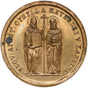 Czechy, Medal poświęcenie kościoła św. Cyryla i Metodego w Pradze 1863