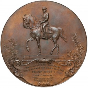 Austria, Franciszek Józef I, Medal pomnik Albrechta 1898 r.