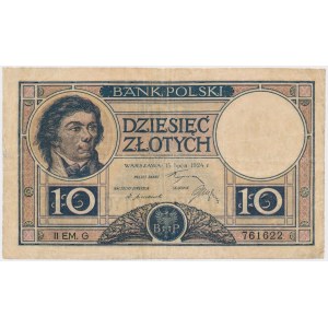 10 złotych 1924 - II EM. G