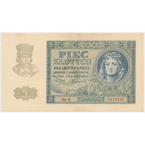 5 złotych 1940 - Ser. A