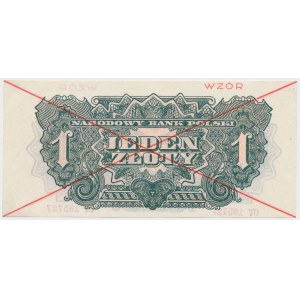 1 złoty 1944 ...owym - WZÓR - CT