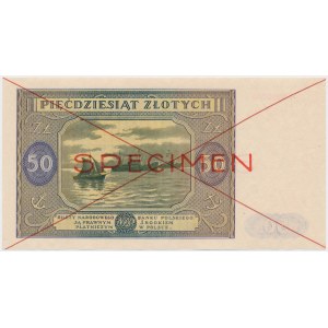 50 złotych 1946 - SPECIMEN - A