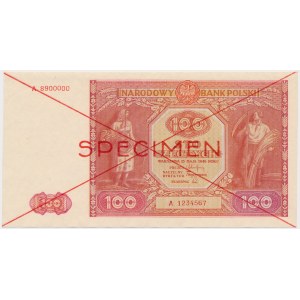 100 złotych 1946 - SPECIMEN - A