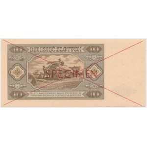 10 złotych 1948 - SPECIMEN - AA