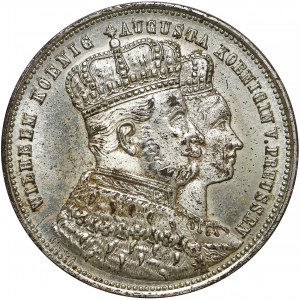 Niemcy, Medal - koronacja Wilhelma I 1861