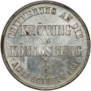 Niemcy, Medal - koronacja Wilhelma I 1861