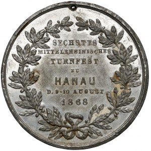 Niemcy, Medal - 6. Zawody Gimnastyczne w Hanau 1868