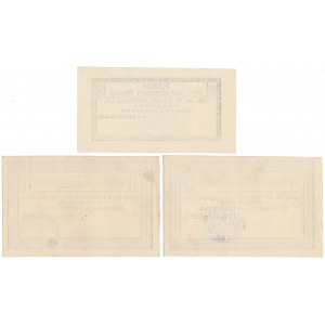 Schlesiengrube (Chropaczów), 25 pfg i 2x 1/2 mk 1917 (3szt)