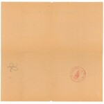 Przyschetz (Przysiecz), 25 - 75 pfg 1921 + dokument (4szt)