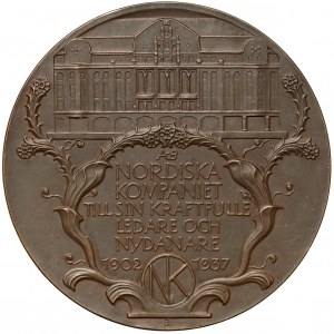 Sweden, Medal 35. Anniversary Nordiska Kompaniet 1937