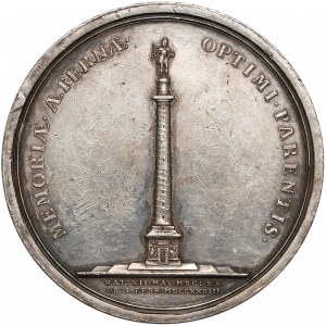 August III Sas, Medal upamiętniający śmierć ojca - króla Augusta II 1733 r. - b.rzadki