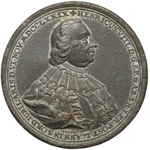 Niemcy, Hesja, Fulda, Henryk VIII, Medal - w 50. rocznicę kapłaństwa 1779 (J.L.Oexlein)