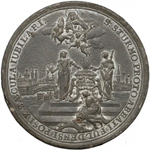 Niemcy, Hesja, Fulda, Henryk VIII, Medal - w 50. rocznicę kapłaństwa 1779 (J.L.Oexlein)