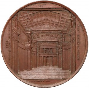 Niemcy, Bawaria, Maksymilian II Józef, Medal - Położenie kamienia węgielnego pod Walhallę 1859