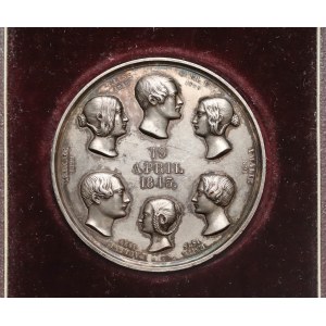 Deutschland, Fürstenberg, Silbermedaille 1843 - Silberhochzeit Karl Egon II