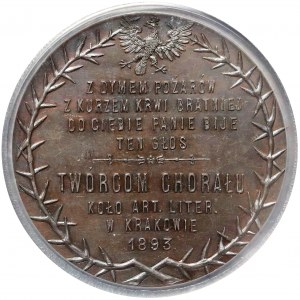 Medal Kornel Ujejski i Józef Nikorowicz 1893 r.