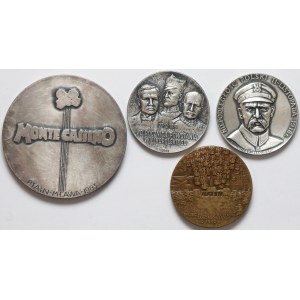 Medale Katyń, Monte Cassino, Powstanie... (4szt)
