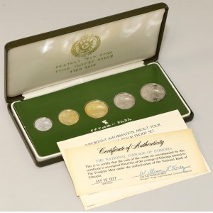 Ethiopia, Proof Set of coins 1977