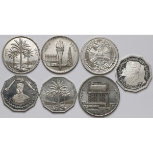 Irak, zestaw monet (7szt)